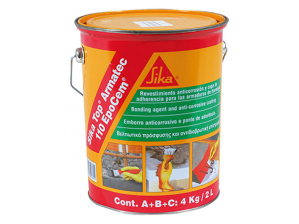 SIKATOP ARMATEC 110 EPOCEM lote 4 kgs. (gris) SIKATOP ARMATEC 110 EPOCEM lote 4 kgs. (gris)